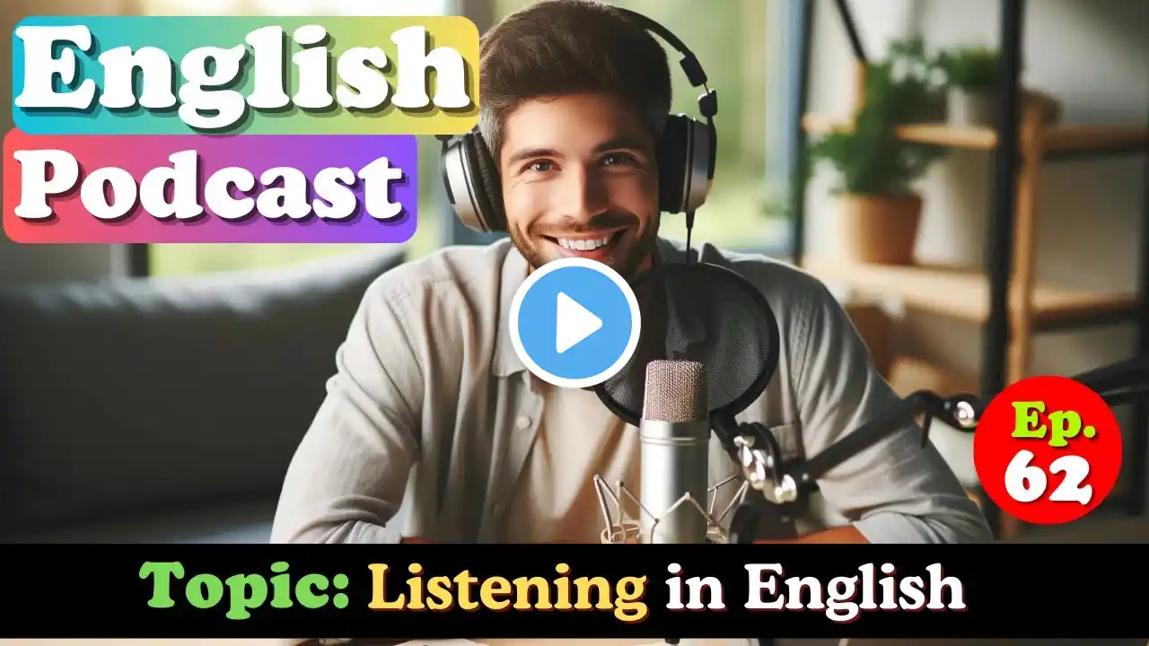 Podcast English 🎧: Ep. 62 – Listening in English 👂