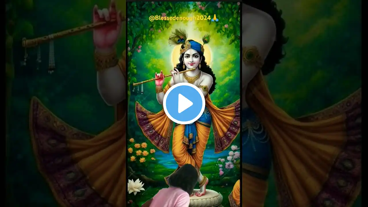 O kanha ab to Murli ki 🙏🌺❤️ ‪@BlessedEnough2024‬ #shorts #shortvideo #shortsfeed #trending #youtube