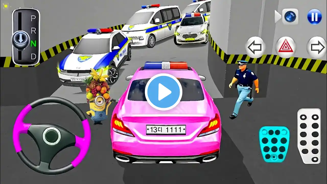New Mercedes Golden Car Stuck For Parking | 3D Driving Class |Best Android gameplay Video#cargame