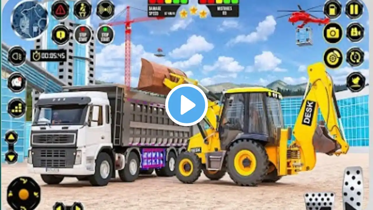 New City💥 Road Construction🚨 Game : Contraction🚧 Simulator : Android Gameplay : #gamergrind05