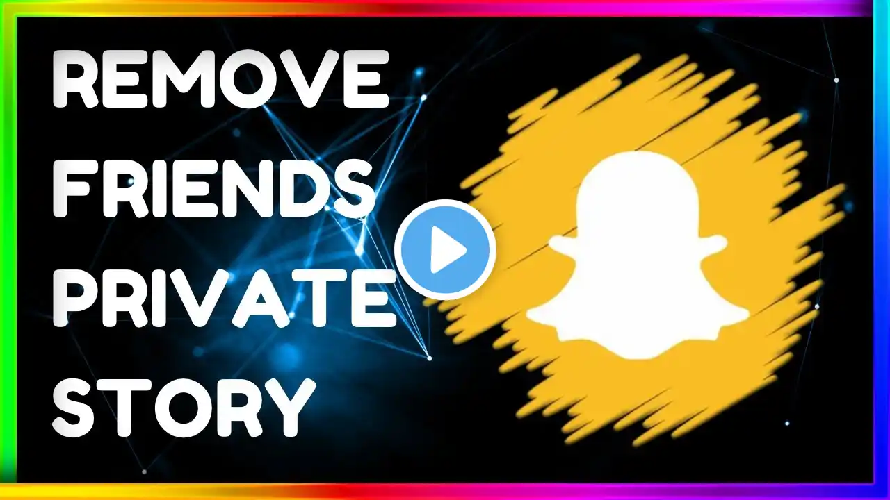 How to Remove People from Private Story on Snapchat | Snapchat Pr Private Story Me New Friend Remove