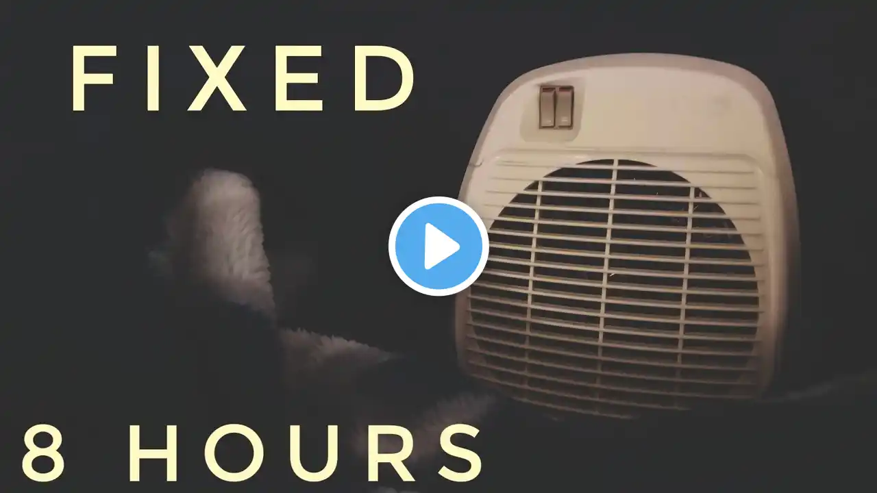 0°C outside and you are near the fan heater... | heater sound, white noise, relaxing, sleeping,