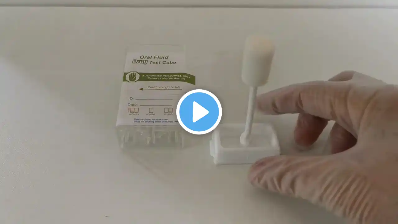 Ultra Sensitive Saliva Drug Test Oral Fluid Drug Cube Test