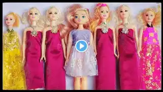 12 minutes satisfying with Unboxing cute princesse cloches Dress Up toys ASMR