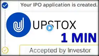 How to Apply for an IPO on Upstox via phone app in 1min #shorts | Step by Step Tutorial Buy IPO