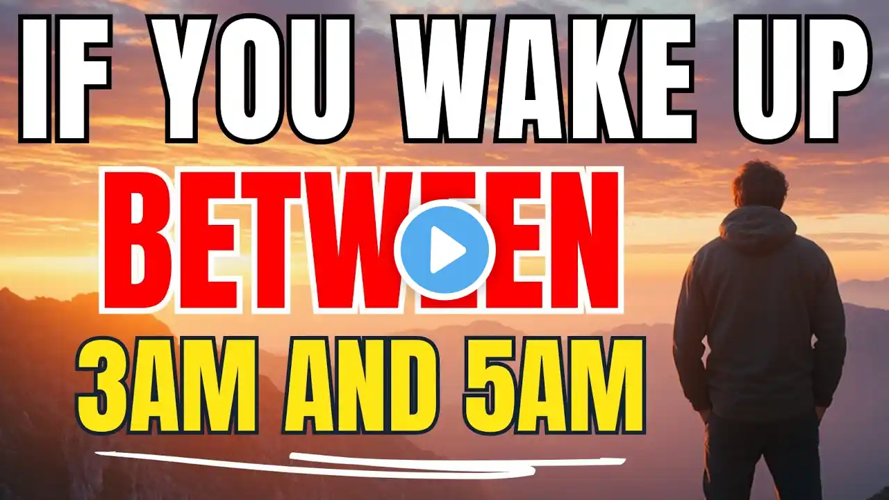 If You Wake Up Between 3am - 5am SAY This Powerful Meditation Prayer | Christian Motivation