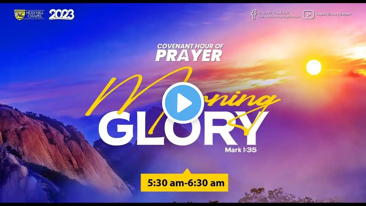 COVENANT HOUR OF PRAYER, MORNING GLORY - WITH DR KWADWO BEMPAH || 28TH SEPTEMBER, 2023