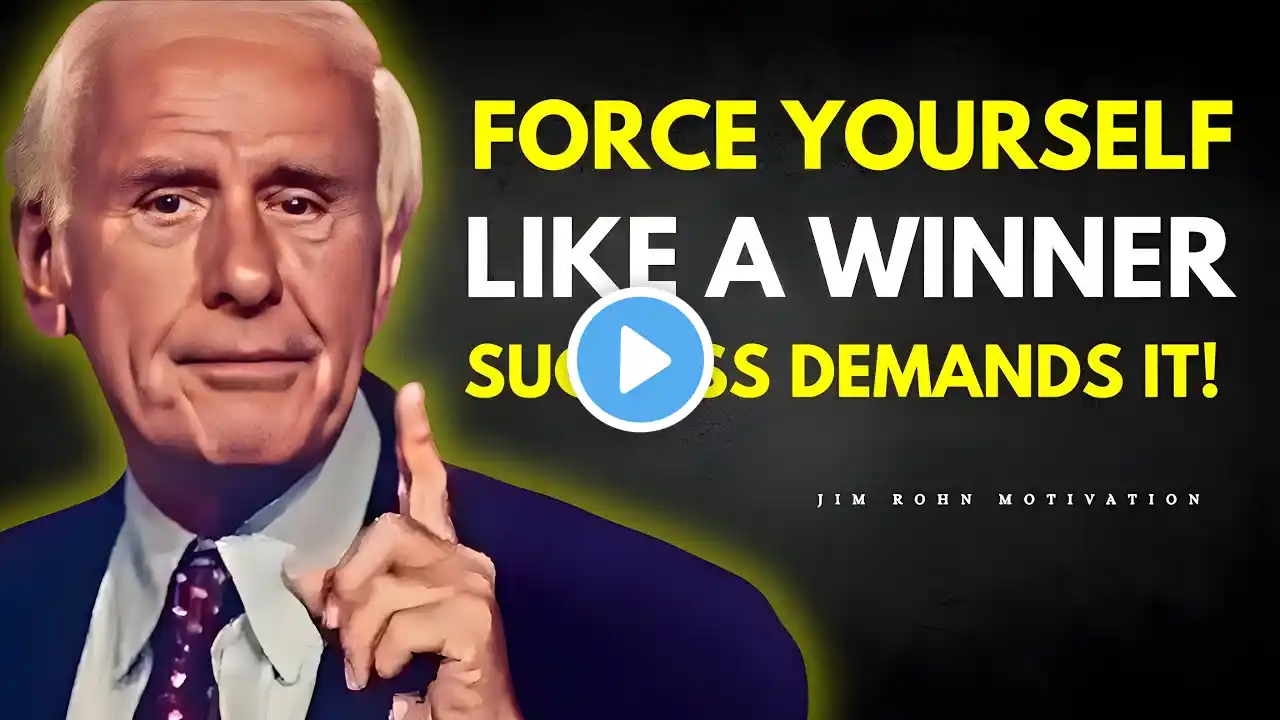 FORCE YOURSELF LIKE A WINNER DOES | JIM ROHN MOTIVATIONAL SPEECH