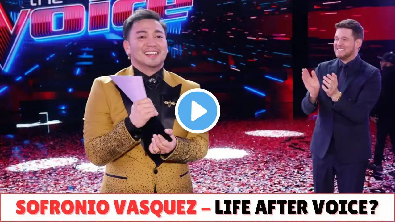 Sofronio Vasquez’s Life AFTER The Voice – You Won’t Believe It!