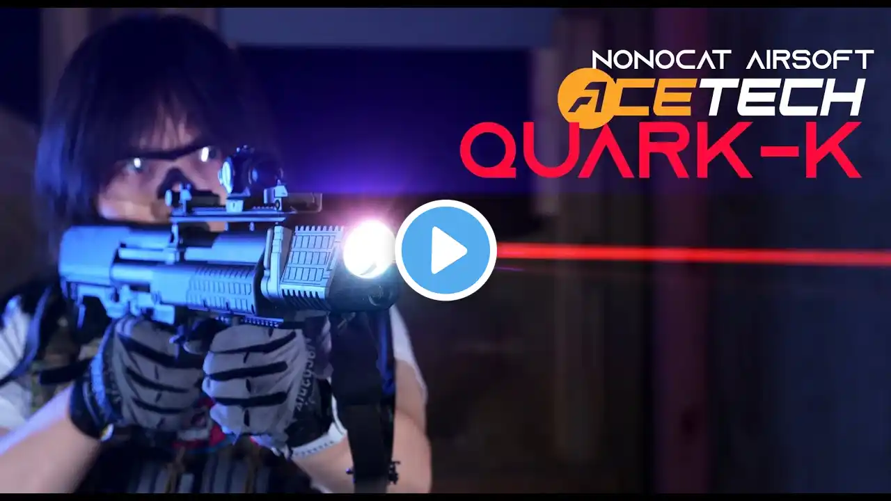 Acetech Quark K - World's First Airsoft Shotgun RGB Blaster review by Nonocat Airsoft [4K UHD]