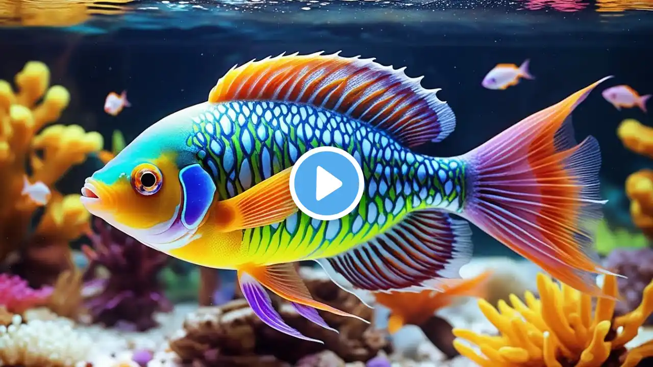 π The Best 4K Aquarium | Breathtaking Underwater Escape & Soothing Nerves Playlist