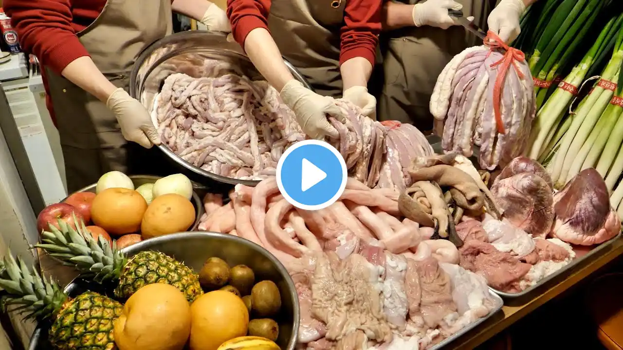 Amazing! Fresh Beef Intestine Grilled (Gopchang, Daechang, Makchang) TOP3 Korean Street Food
