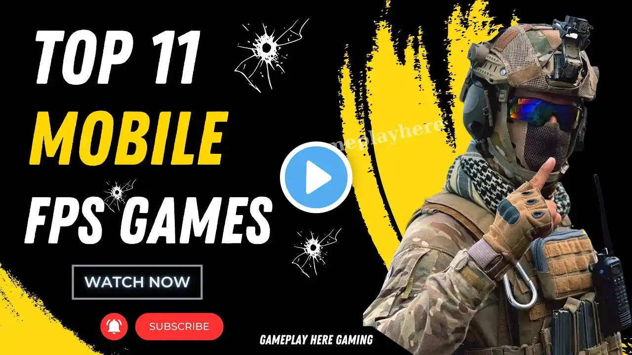 Top 11 Best FPS Games for Android | FPS Mobile Games