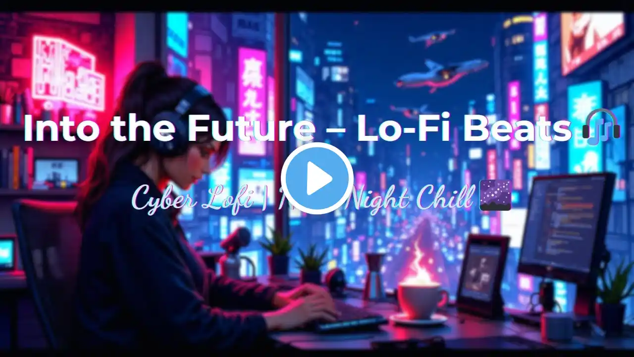 Cyberpunk Lo-Fi 🚀 | Into the Future Chill Beats for Focus & Relaxation