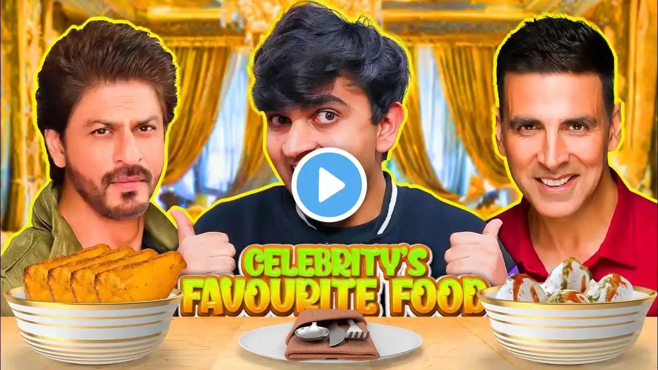 Eating Every Celebrity Favorite Food for 24 Hours