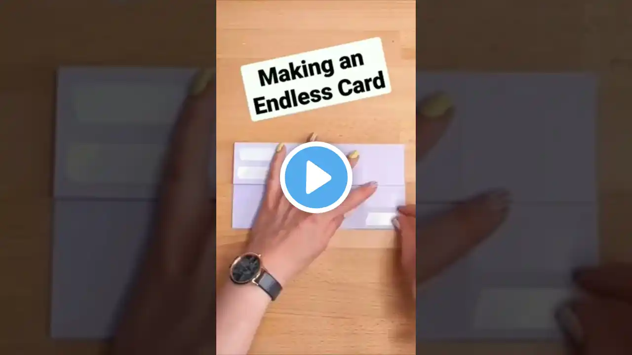 Endless Card tutorial #diy #papercraft #papercrafts #cardcraft #craftcreations