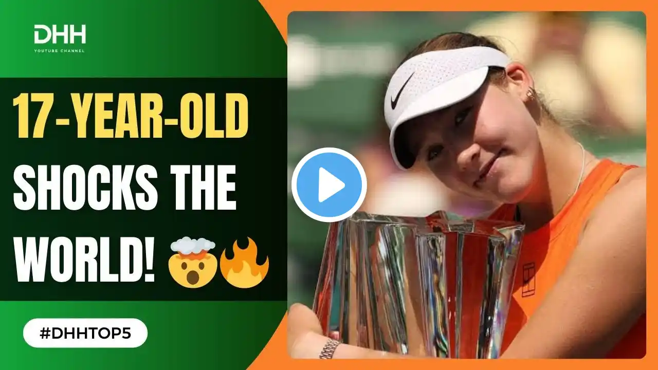 🚨 Mirra Andreeva’s Historic Win, Newcastle’s Trophy Glory & More – Top 5 Sports Headlines! 🏆🔥