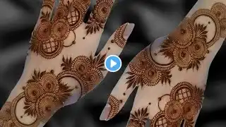 Trending Arabic Mehndi Design For Back Hand l Arabic Mehndi designs for hand l Mehndi ka Designs