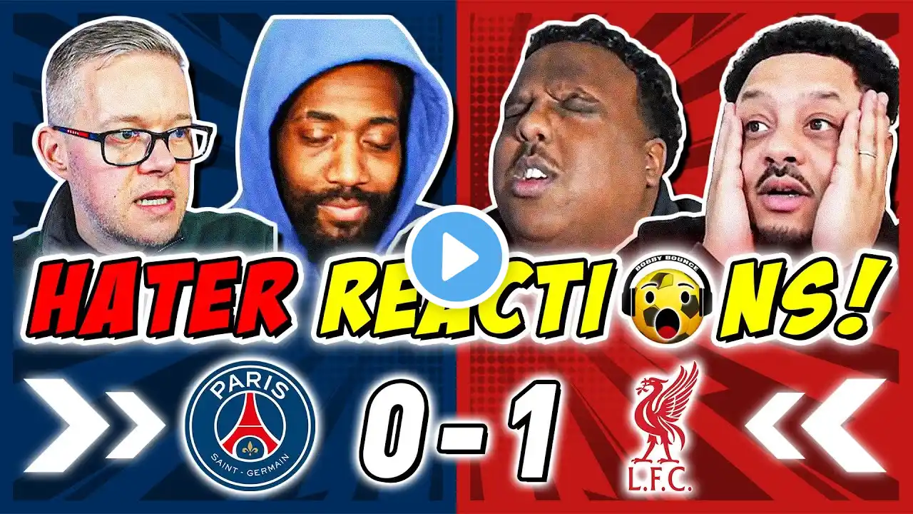 LIVERPOOL RIVALS & HATERS FURIOUS 🤬 REACTION TO PSG 0-1 LIVERPOOL | CHAMPIONS LEAGUE FAN REACTIONS