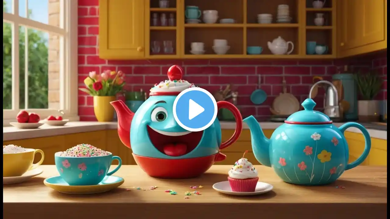 The Talking Teapot and the Singing Cupcake | Popular Nursery Rhyme & Kids Song