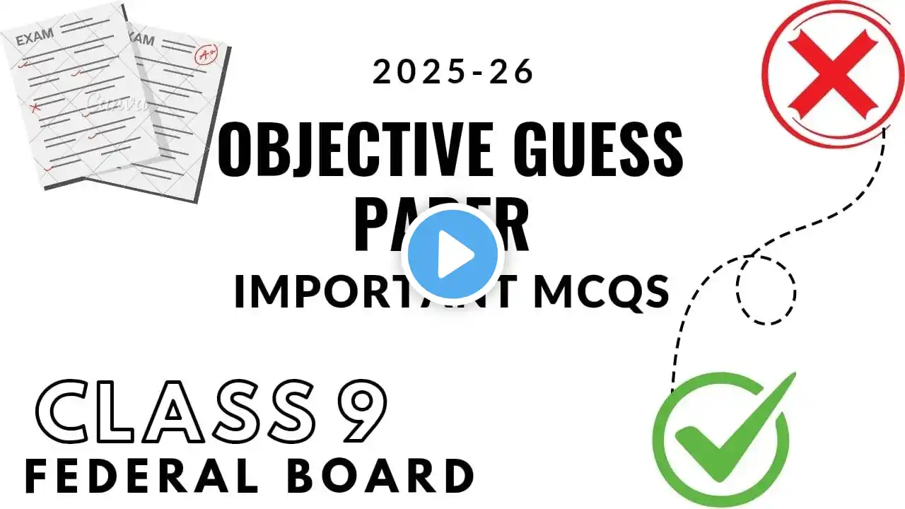 Class 9 Math Guess Paper 2025 Federal Board | Guess Paper 9th Class 2025 Math | Guess Paper Math 9th