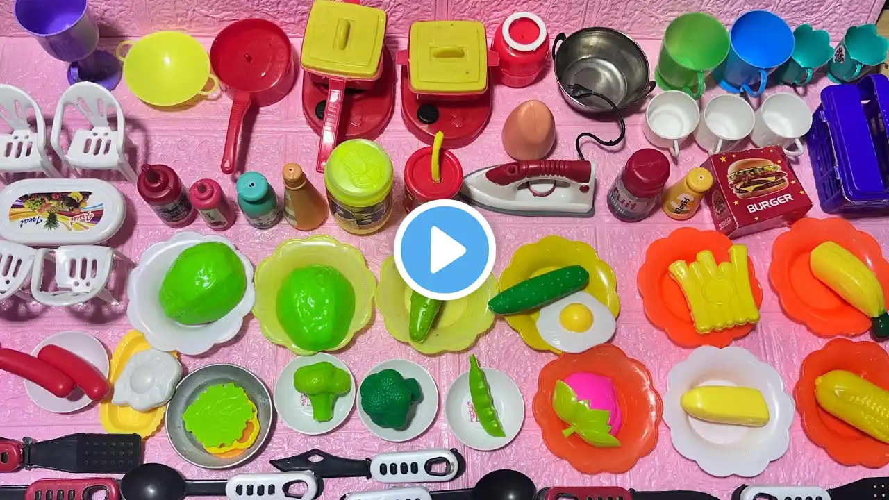 DIY 4 minutes satisfying unboxing mini kitchen set ||hello kitty sets