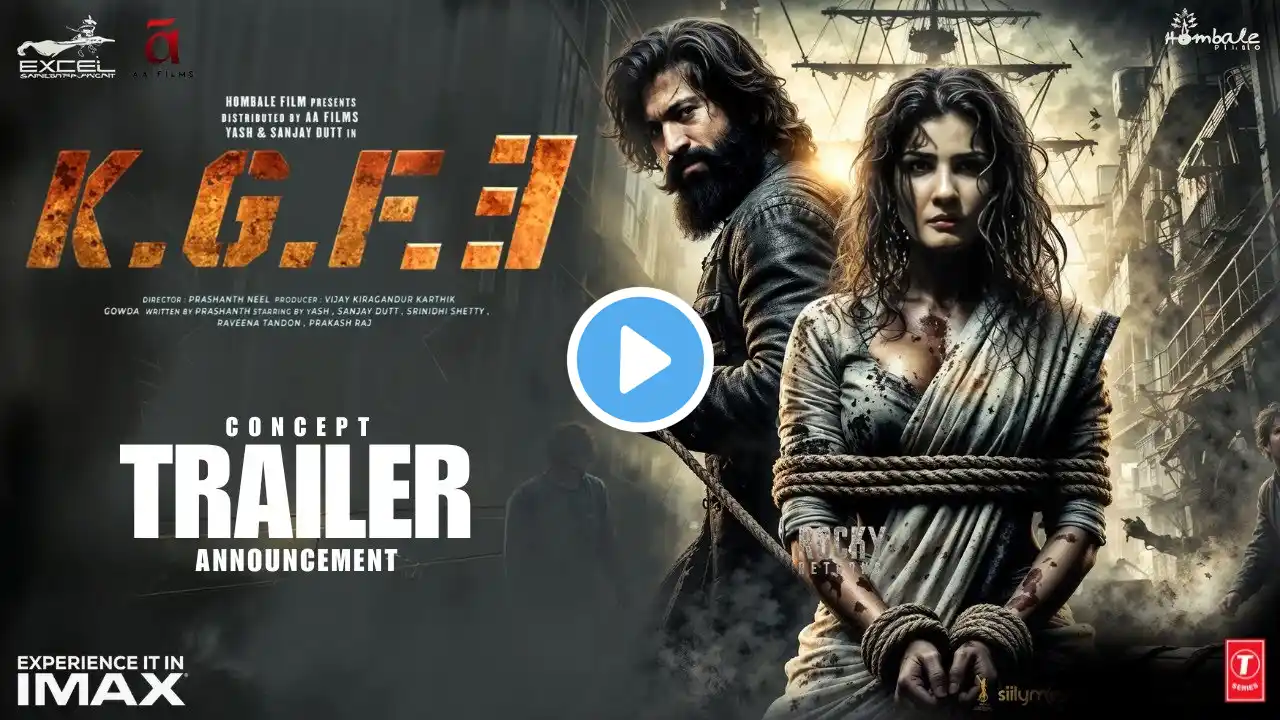 KGF Chapter 3 : Concept Trailer | Rocking Star Yash | Raveena T | NTR | Sanjay D | Prashanth Neel