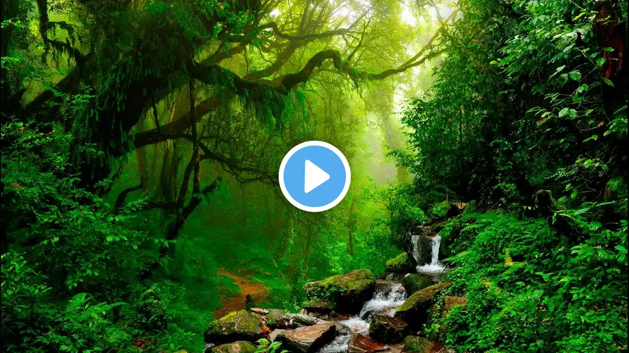 Relaxing Music - Flute, Gentle Birds and Rainforest Sound