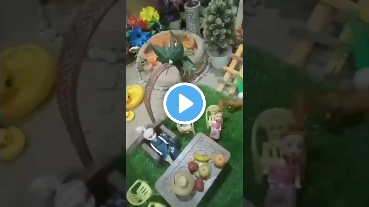 Village Barbies Routine#cartoon #hindistories #cute