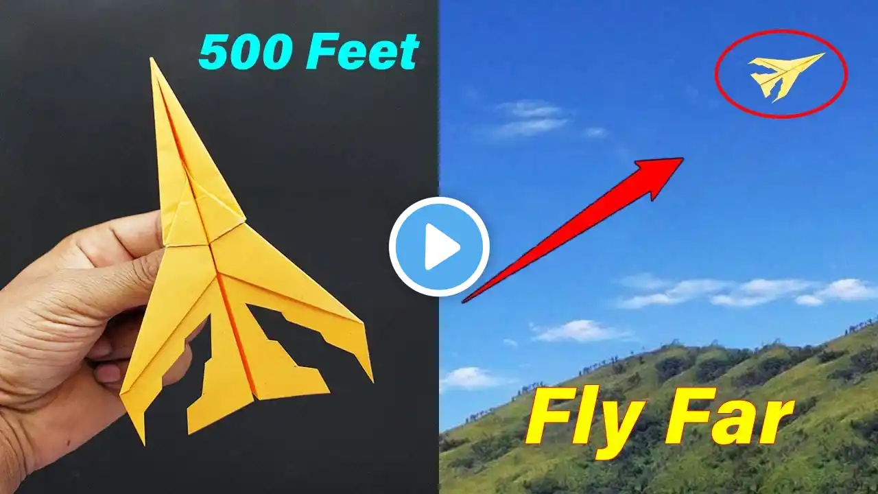 How to Make a Paper Airplane that Flies Up to 500 Feet