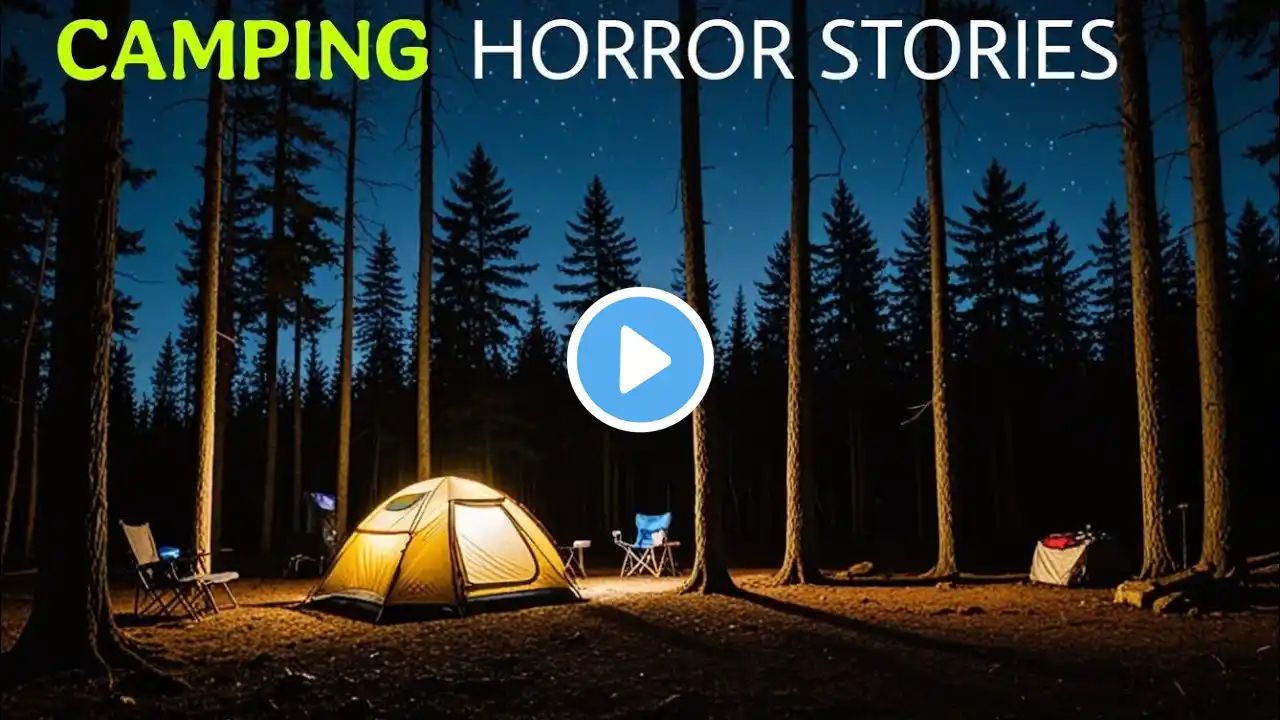 7 Creepy True Camping In Woods Horror Stories With Rain Saond