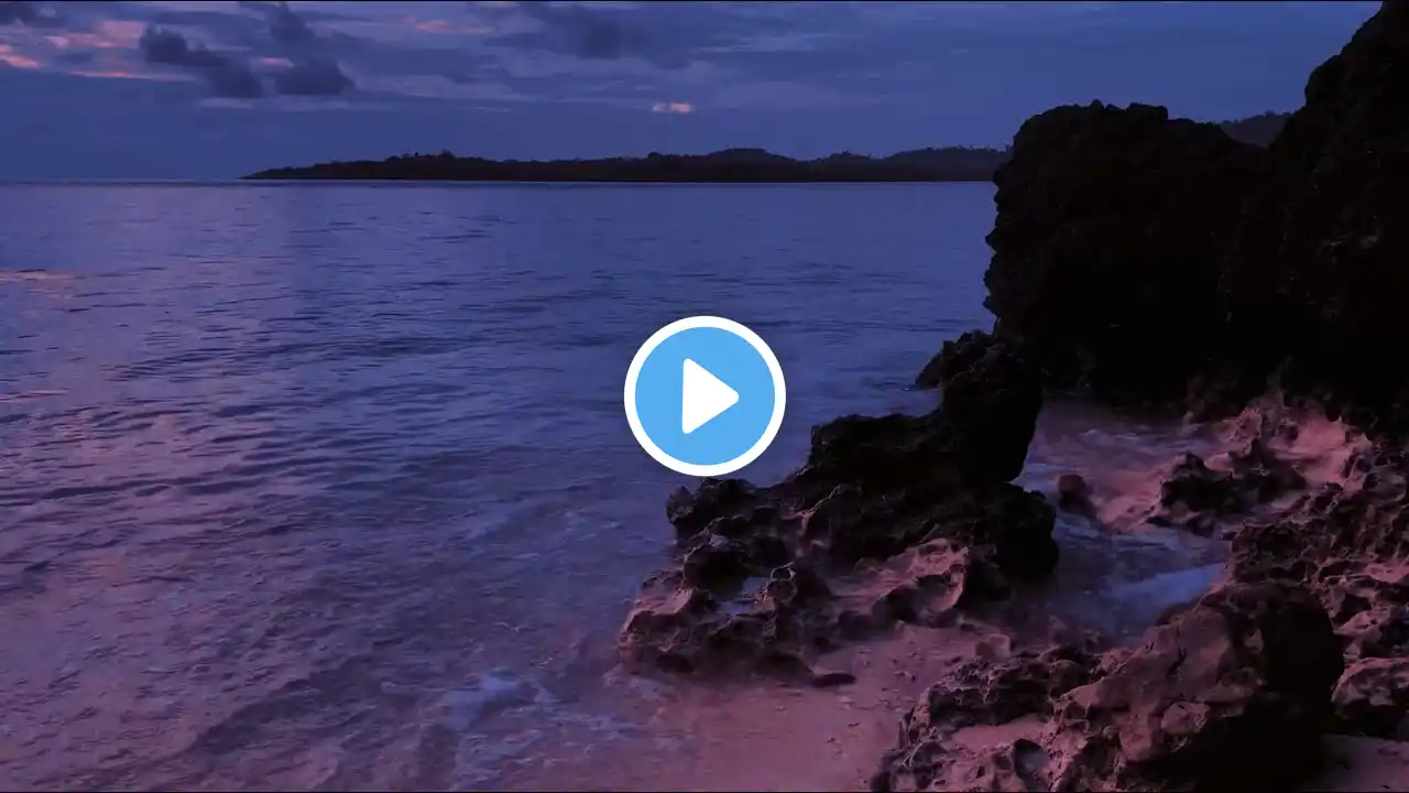 All You Need To Fall Asleep - Ocean Sounds For Deep Sleeping With A Dark Screen And Rolling Waves
