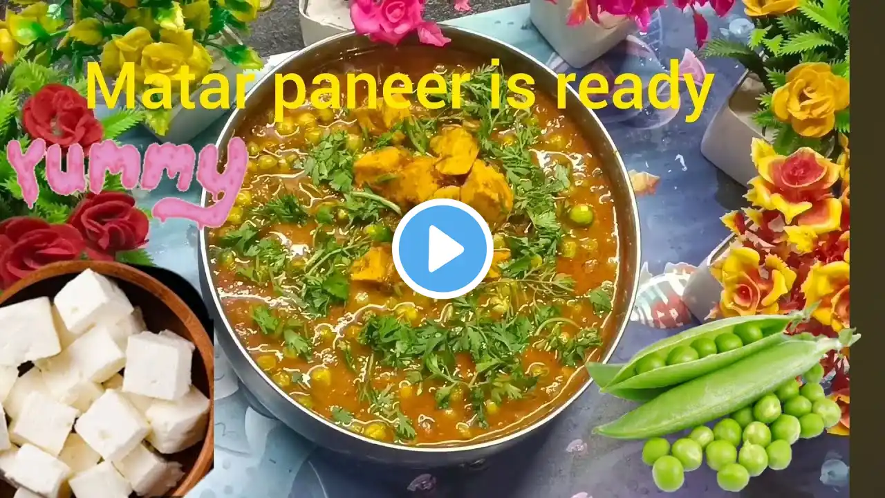 ऐसे बनाए मटर पनीर कि लोग पूछें - रेसिपी क्या है // Matar paneer recipe - Dhaba style matar paneer