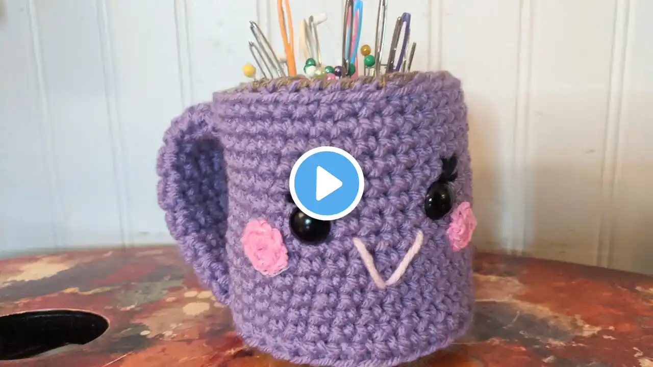 How To Crochet A Kawaii Coffee Cup * Easy Step By Step Crochet Tutorial