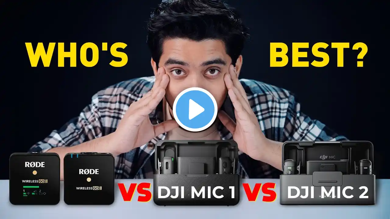 DJI Mic 1 vs DJI Mic 2 vs Rode Wireless Go 2 | Detailed Review