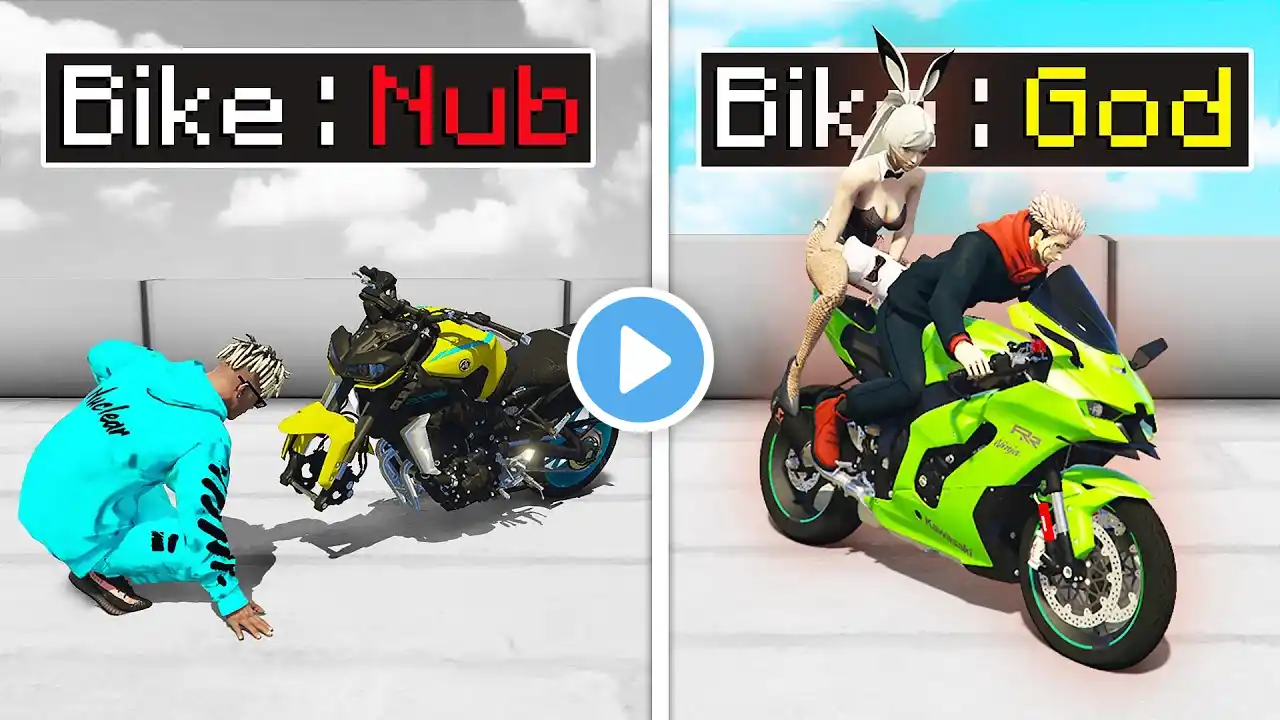 GTA 5: UPGRADING NOOB CYCLE into a GOD SUPERBIKE!