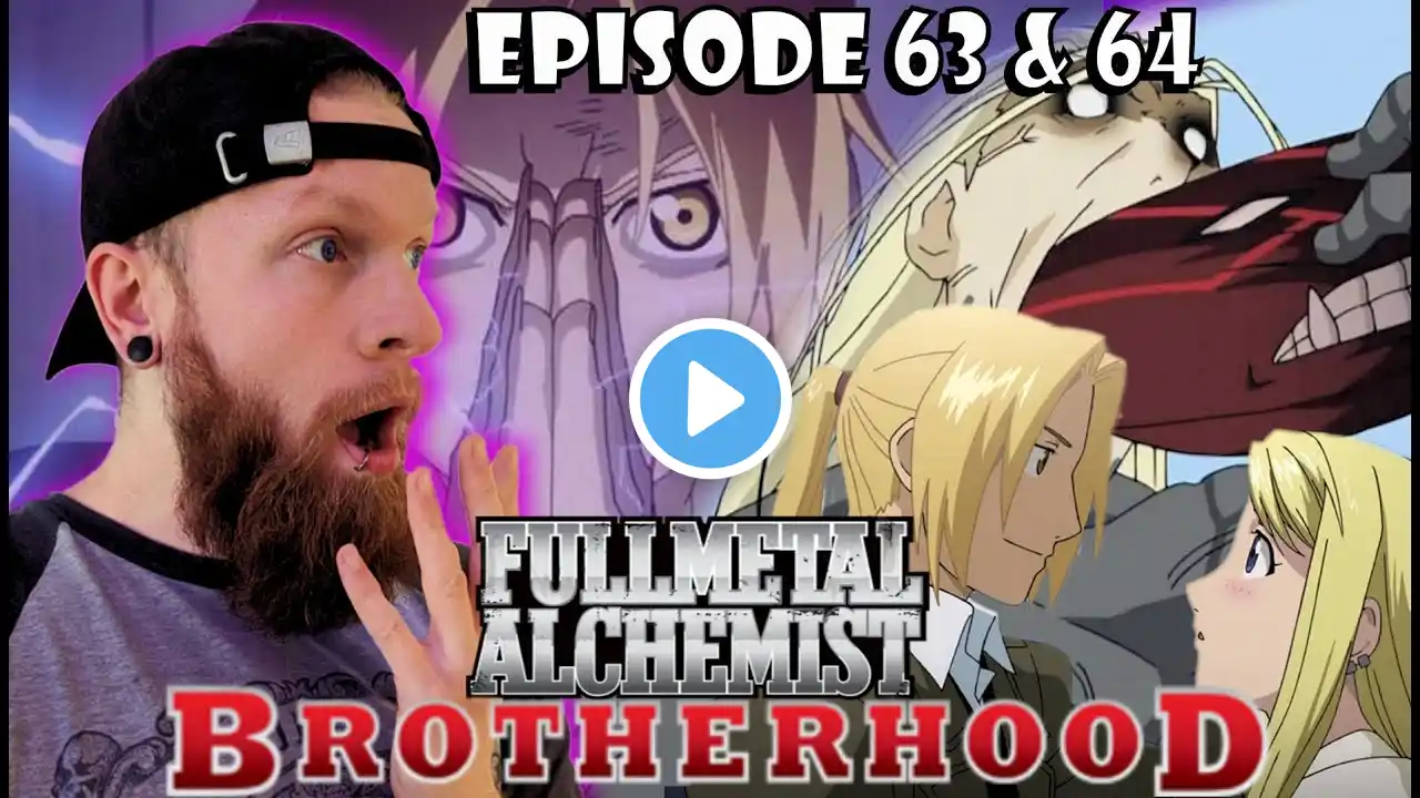 Finale! FullMetal Alchemist: Brotherhood Reaction Episode 63 & 64 Reaction