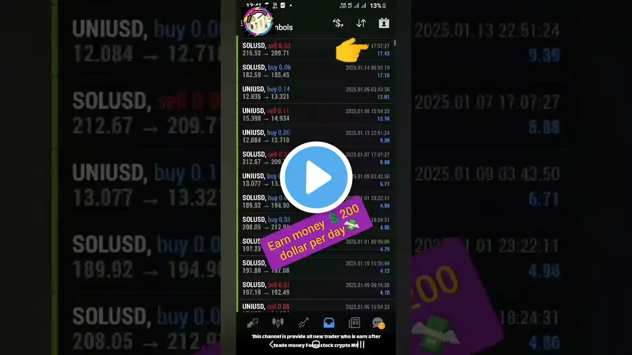 How can trade and earn money #cryptonews #financialmarkets #trading