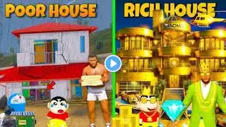 Franklin, Shinchan & Doraemon's POOREST to RICHEST Transformation in GTA 5!🏡 Millionaire Lifestyle!