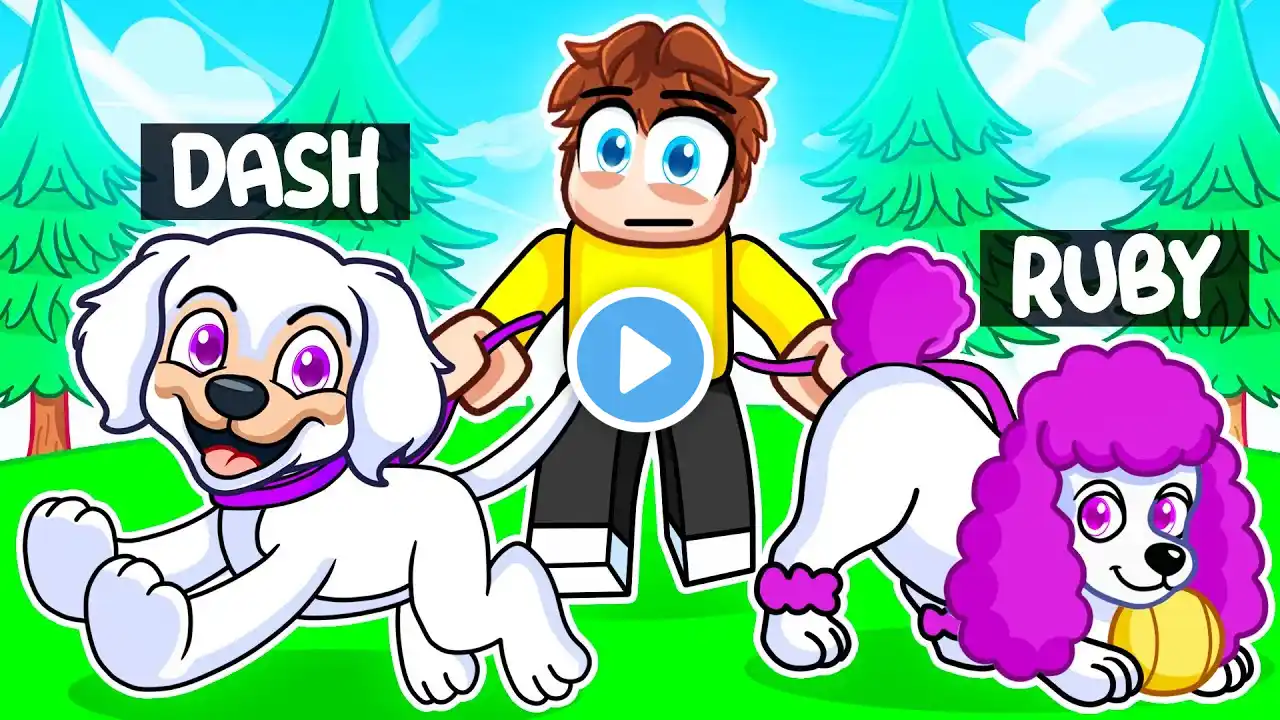 Dash and Ruby Became DOGS in Roblox…