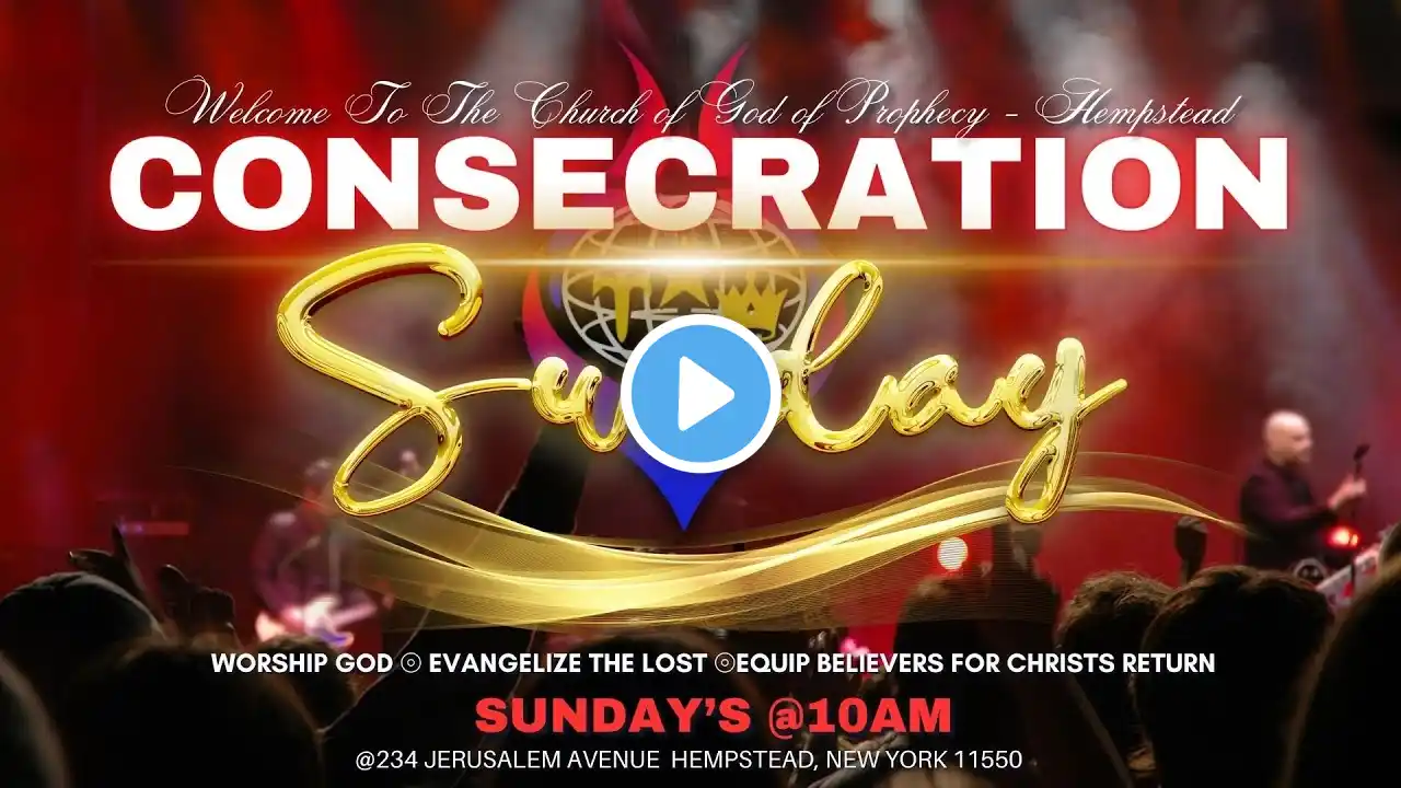 Consecration Sunday-10/6/2024 | 10AM | Holy Communion Worship Service | Bishop Chambers, Sr. | COGOP