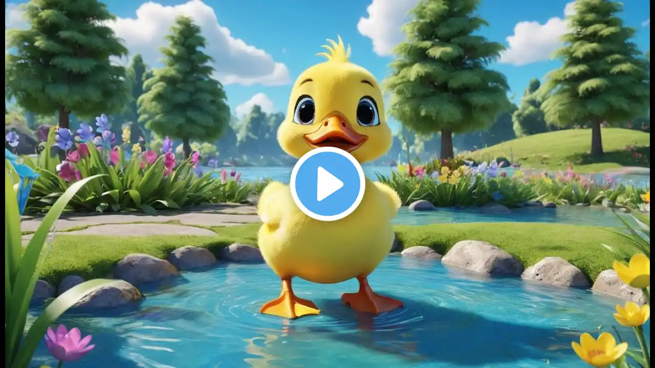 Baby Duck Quack Quack Quack Rhyme Song | Popular Nursery Rhyme | Educational Kids Songs