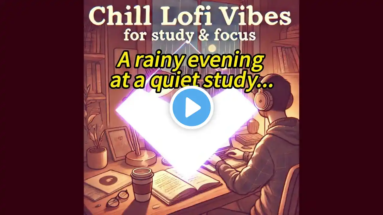 [Playlist] Rainy Day LoFi Piano – Study & Focus with Gentle Rain Sounds (16 Minutes)