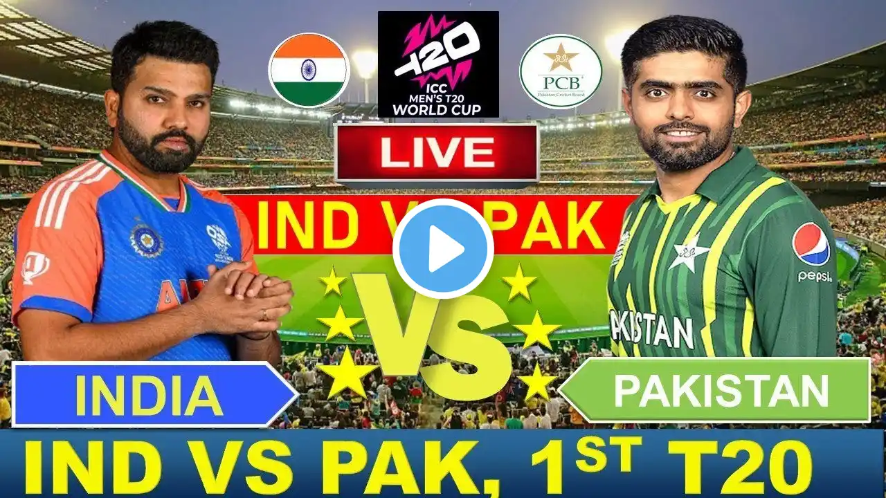 🔴Live:India vs Pakistan 1st T20 Live | IND vs PAK 2025 | Live Cricket Match Today | Cricket Live