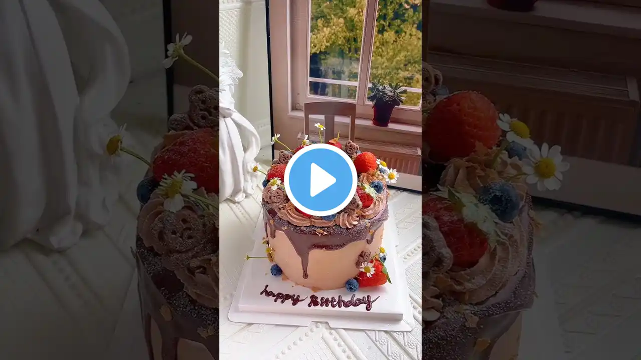 happy birthday cake🎂🍩#cakedecorating #cake #cakedesign #trending #shorts #shortvideo #short #viral