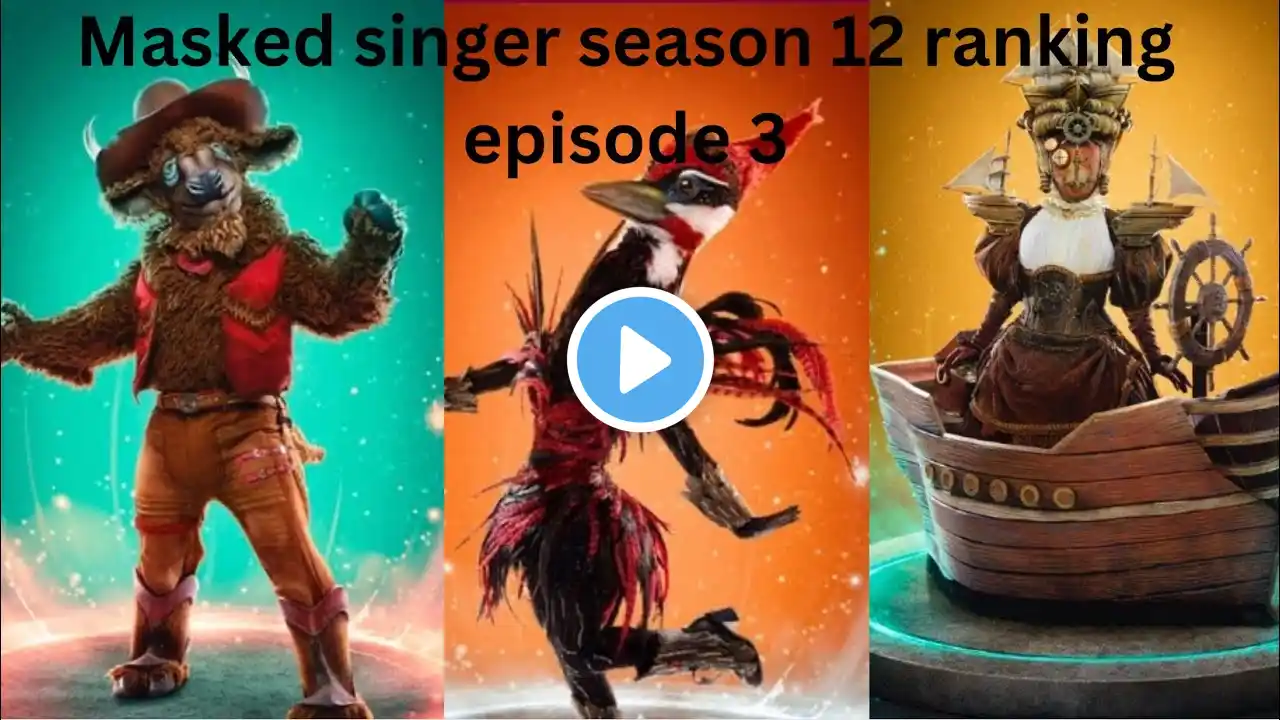 Masked singer season 12 ranking episode 3