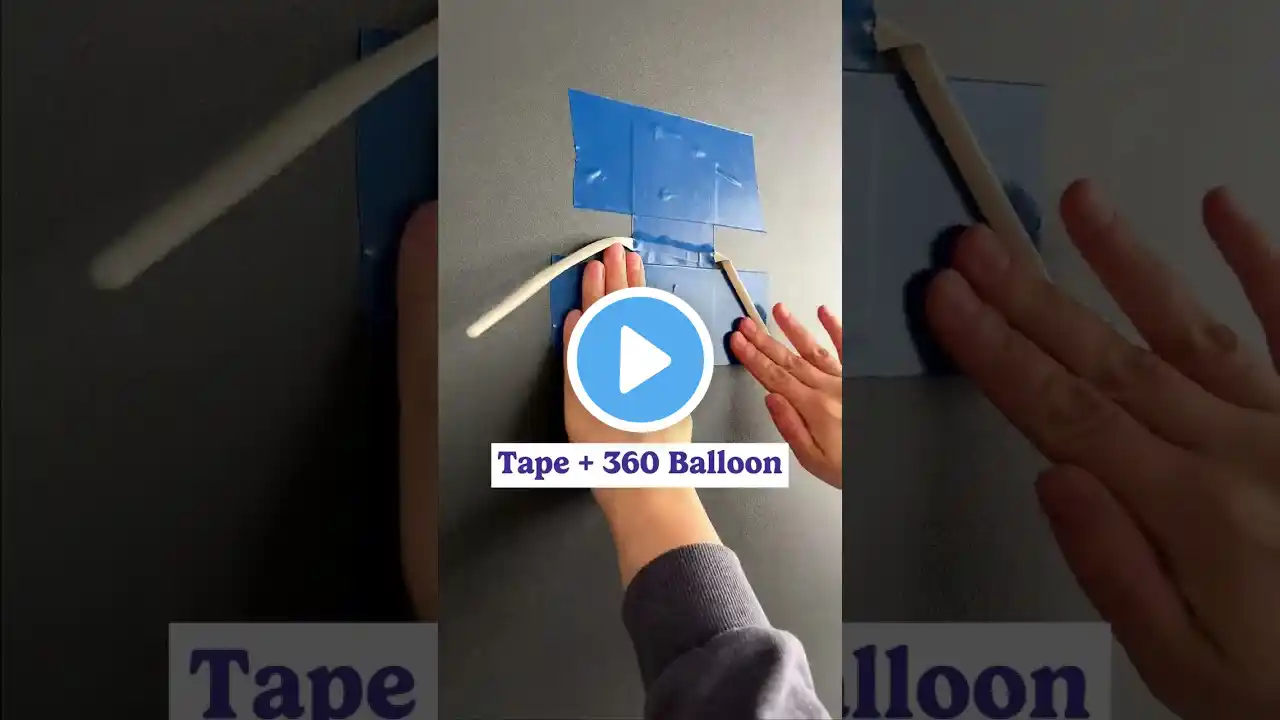 How to Attach Balloon Garland to Wall