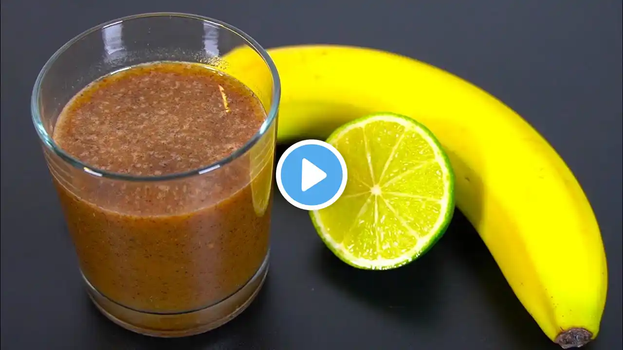 How to remove belly fat in 3 days with banana and lemon - lose weight without exercising